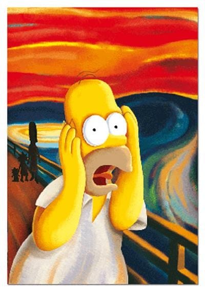 Medium el grito de los simpsons