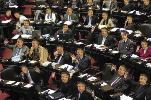 Sesion congreso retenciones