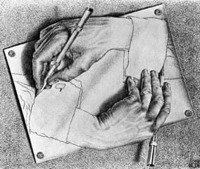 Escher hands