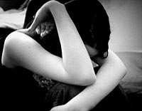Dolor mujer tristeza