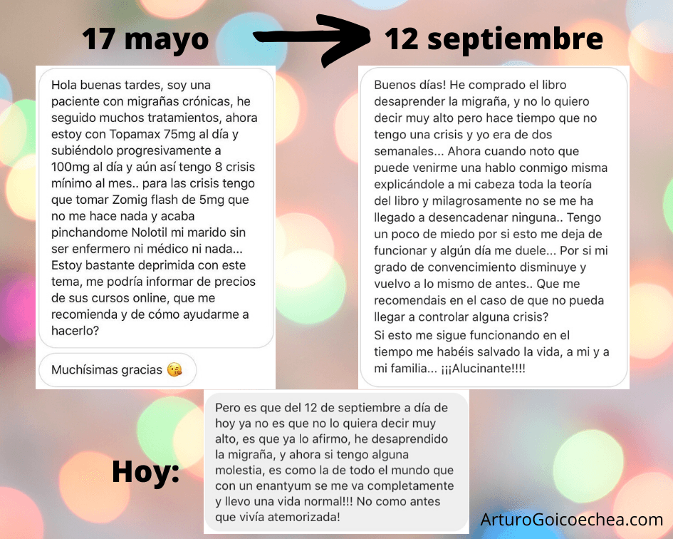 “Desaprender la migraña” es el libro que me ha sacado de la vida que no quería tener.